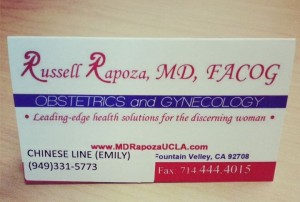 罗素 300x202 - 罗素(Russell Rapoza)M.D./白人医生介绍/洛杉矶妇产科/芳泉谷医院