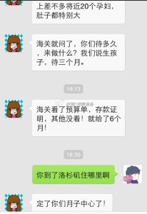 a8a11ba9jw1ekomb95ljnj20hs0pw0vb 206x300 - 赴美生子的孕妈挺着大肚子诚实过海关，胖爸爸案例分享