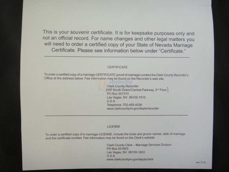 许可证 - 如何在拉斯维加斯结婚，赴美生子之拉斯维加斯结婚攻略