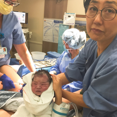 微信截图 20180110164401 - 武汉客人独自赴美生子在芳泉谷医院顺利生下宝宝